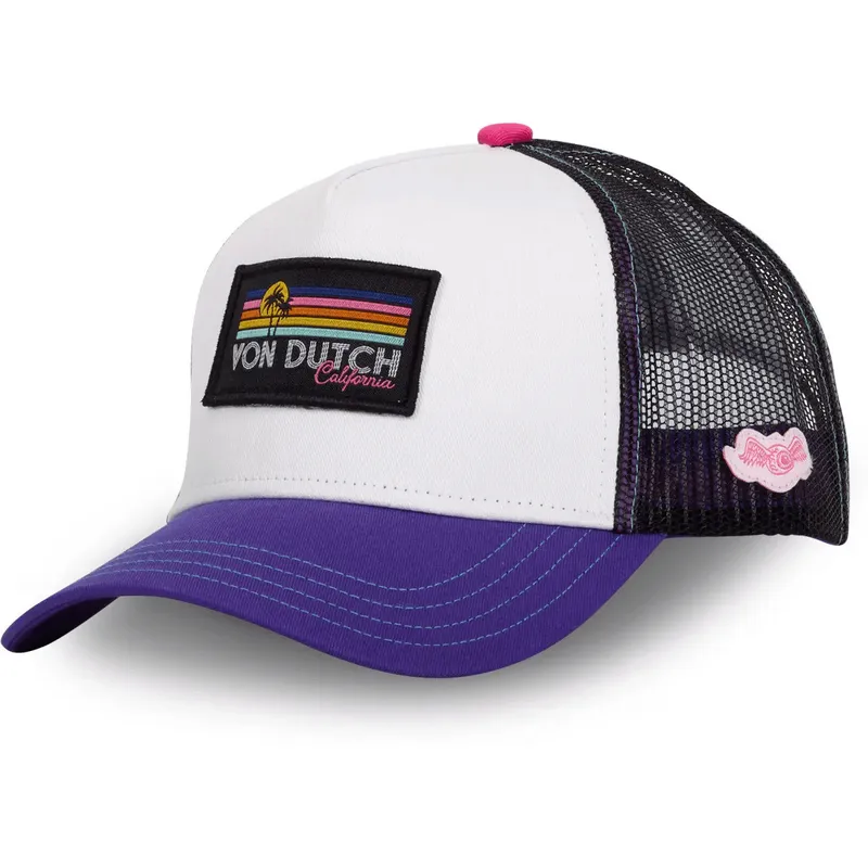biala-i-fioletowa-czapka-trucker-surf03-von-dutch