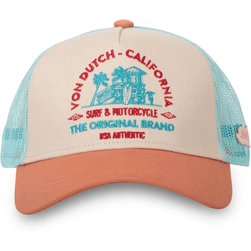 kepure-islenkta-vilkikas-ruda-snapback-surf02-von-dutch