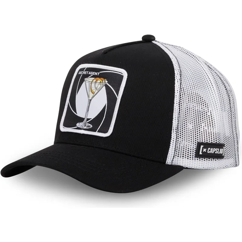 kepure-islenkta-juoda-snapback-secret-agent-sec-martini-kokteiliai-capslab