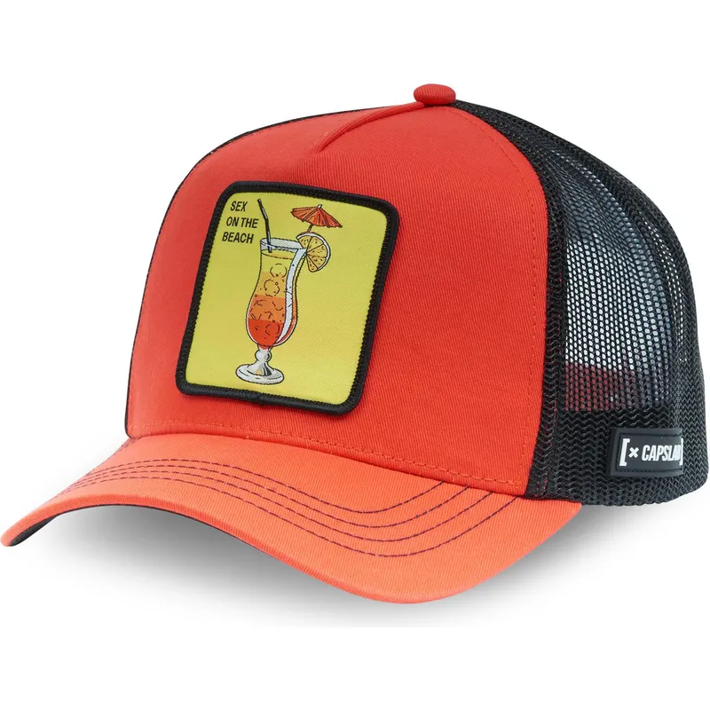 czapka-trucker-pomaranczowo-czarna-sex-on-the-beach-sex-cocktails-od-capslab