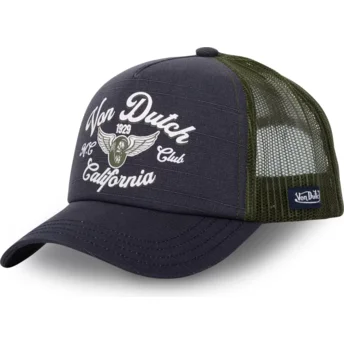 Kepurė išlenkta pilka snapback CREW11 Von Dutch