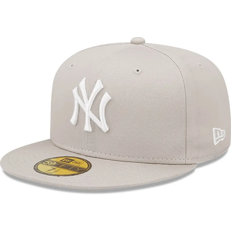 cap-plokscia-beige-ajustada-59fifty-league-essential-new-york-yankees-mlb-new-era