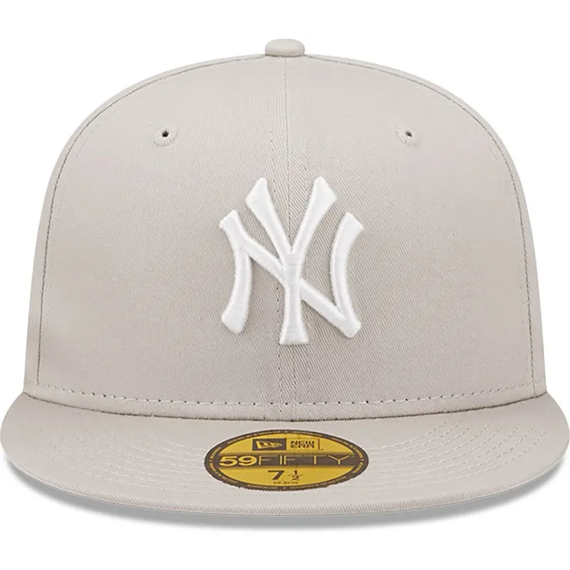 cap-plokscia-beige-ajustada-59fifty-league-essential-new-york-yankees-mlb-new-era