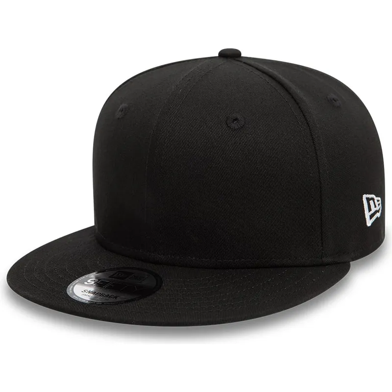 kepure-plokscia-juoda-snapback-9fifty-cotton-new-era