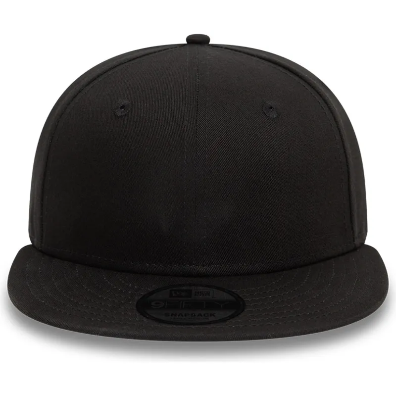 kepure-plokscia-juoda-snapback-9fifty-cotton-new-era