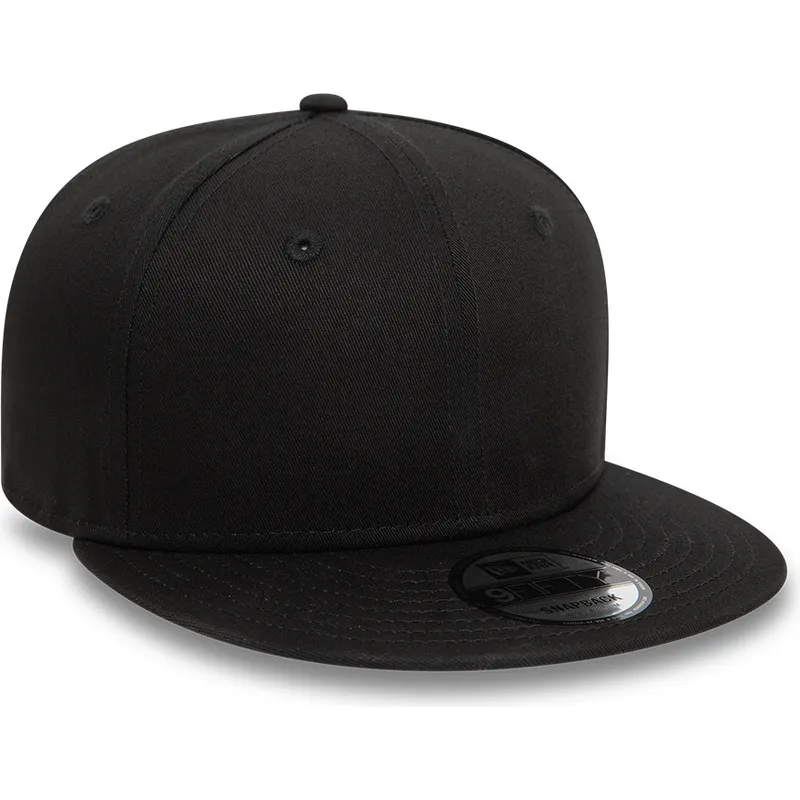 kepure-plokscia-juoda-snapback-9fifty-cotton-new-era
