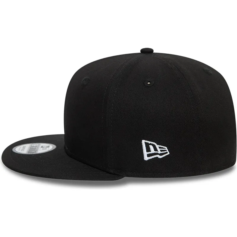 kepure-plokscia-juoda-snapback-9fifty-cotton-new-era
