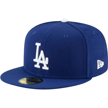 Cap plokščia blue ajustada 59FIFTY Authentic On Field Game Los Angeles Dodgers MLB New Era