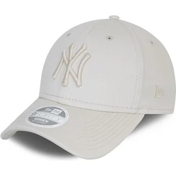 Kepurė išlenkta pilka reguliuojama juostelė 9FORTY Tonal New York Yankees MLB New Era