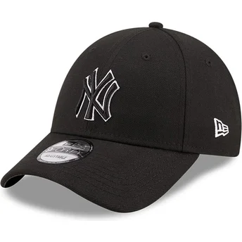 Cap išlenkta black adjustable strap 9FORTY Pop Outline New York Yankees MLB New Era