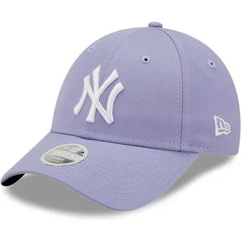 Kepurė išlenkta violetinė reguliuojamas 9FORTY League Essential New York Yankees MLB New Era