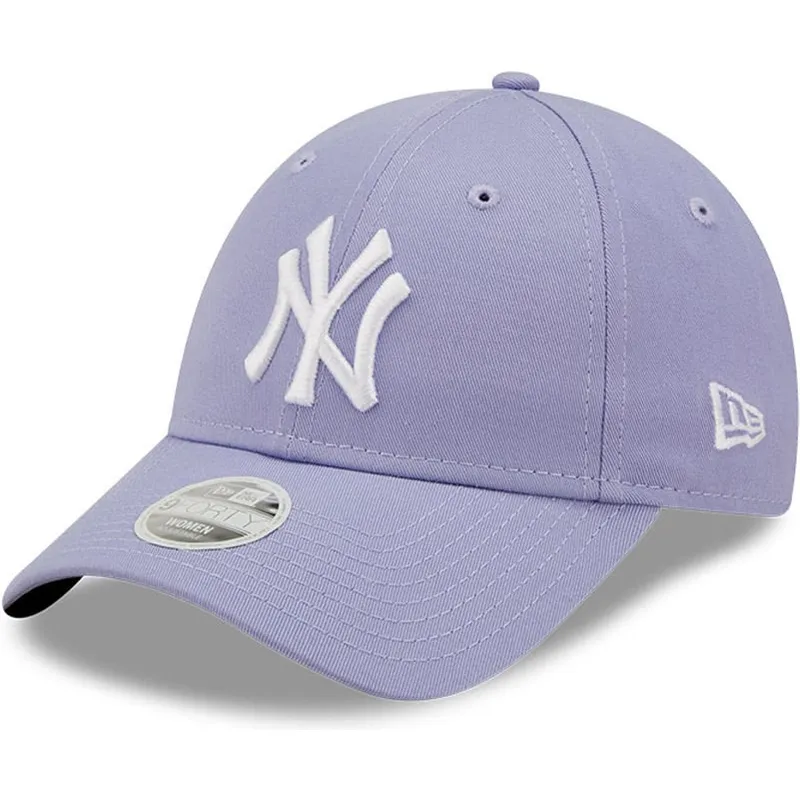 kepure-islenkta-violetine-reguliuojama-juostele-9forty-league-essential-new-york-yankees-mlb-new-era