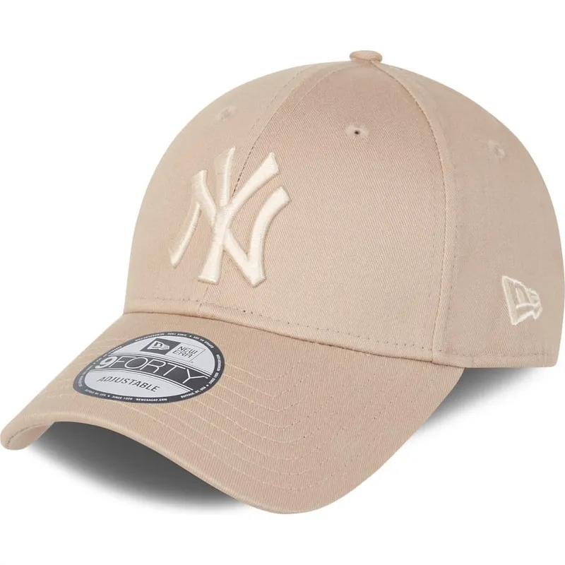 cap-islenkta-beige-adjustable-strap-9forty-league-essential-new-york-yankees-mlb-new-era