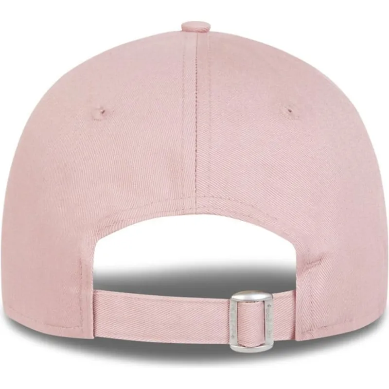 kepure-islenkta-rozine-reguliuojama-juostele-claro-9forty-league-essential-new-york-yankees-mlb-new-era