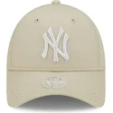 cap-islenkta-beige-adjustable-strap-9forty-league-essential-new-york-yankees-mlb-new-era