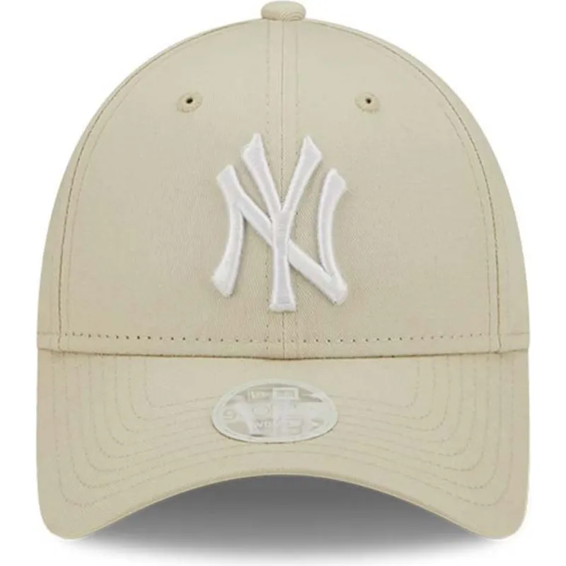 cap-islenkta-beige-adjustable-strap-9forty-league-essential-new-york-yankees-mlb-new-era