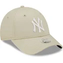 cap-islenkta-beige-adjustable-strap-9forty-league-essential-new-york-yankees-mlb-new-era