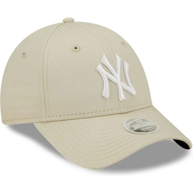 cap-islenkta-beige-adjustable-strap-9forty-league-essential-new-york-yankees-mlb-new-era