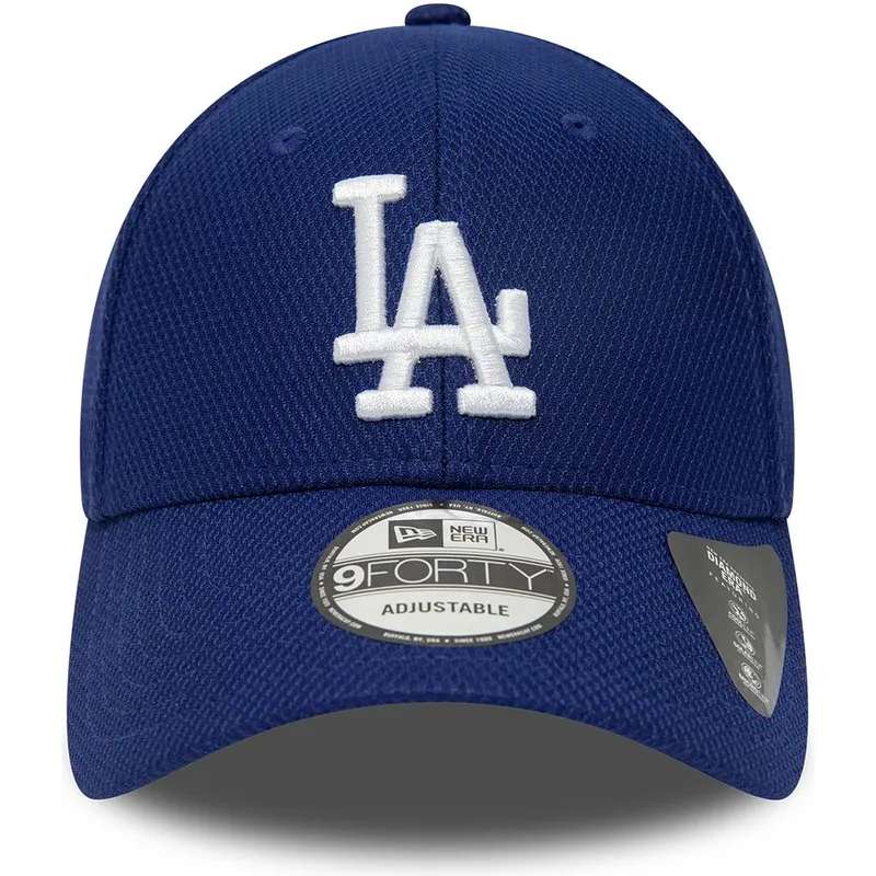 kepure-islenkta-melyna-reguliuojamas-9forty-diamond-era-essential-los-angeles-dodgers-mlb-new-era