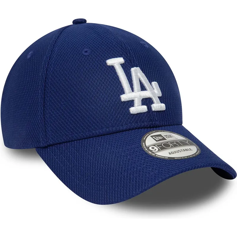 kepure-islenkta-melyna-reguliuojamas-9forty-diamond-era-essential-los-angeles-dodgers-mlb-new-era
