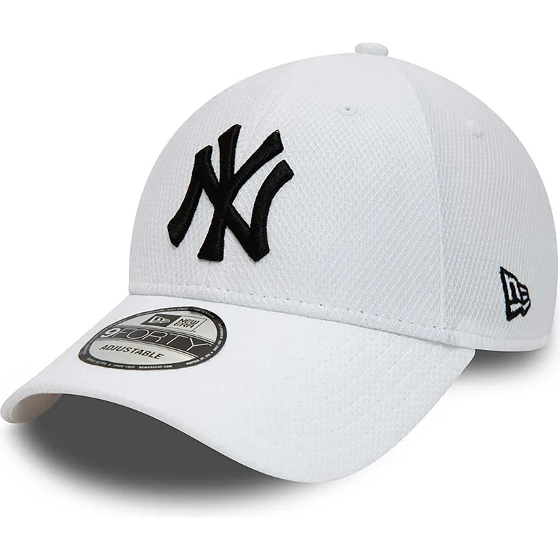biala-regulowana-czapka-z-zakrzywionym-daszkiem-9forty-diamond-era-essential-new-york-yankees-mlb-new-era