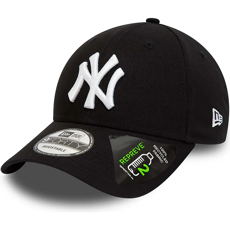 cap-islenkta-black-adjustable-strap-9forty-repreve-league-essential-new-york-yankees-mlb-new-era