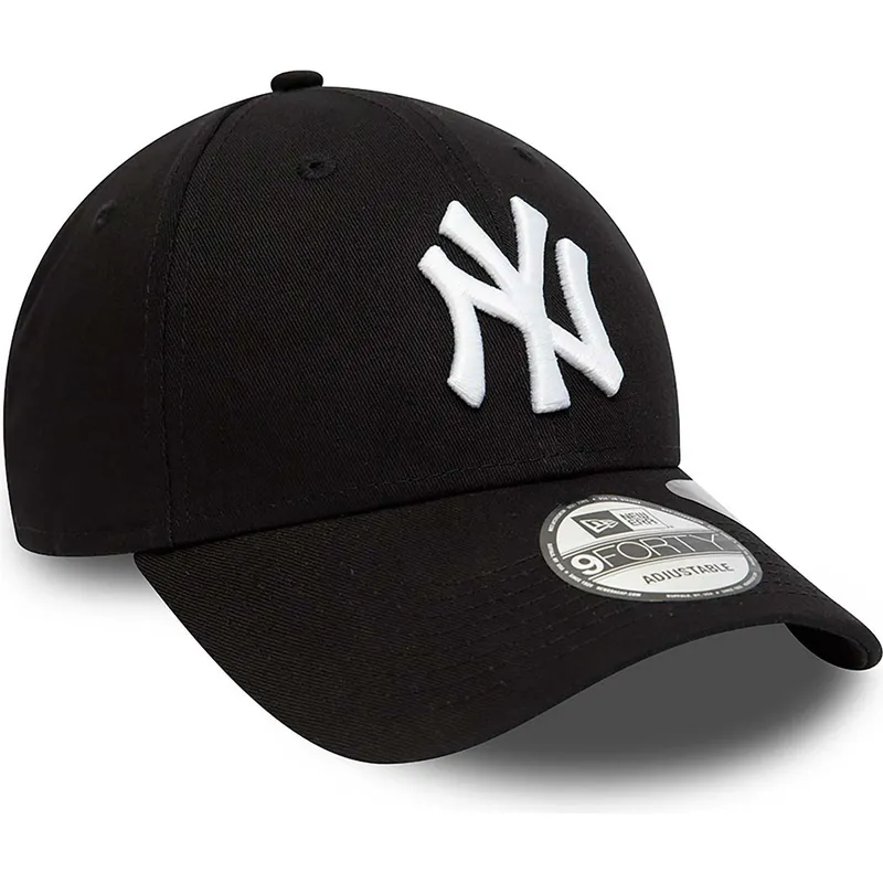 kepure-islenkta-juoda-reguliuojama-juostele-9forty-repreve-league-essential-new-york-yankees-mlb-new-era