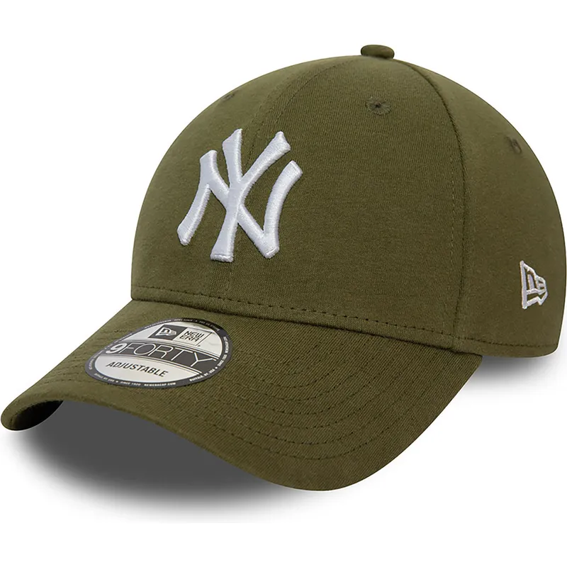 regulowana-zielona-czapka-z-daszkiem-9forty-jersey-essential-new-york-yankees-mlb-od-new-era