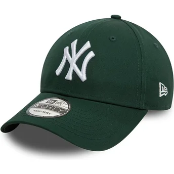 Cap išlenkta green adjustable strap 9FORTY League Essential New York Yankees MLB New Era