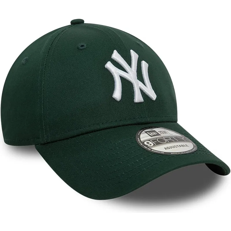 kepure-islenkta-zalia-reguliuojama-juostele-9forty-league-essential-new-york-yankees-mlb-new-era