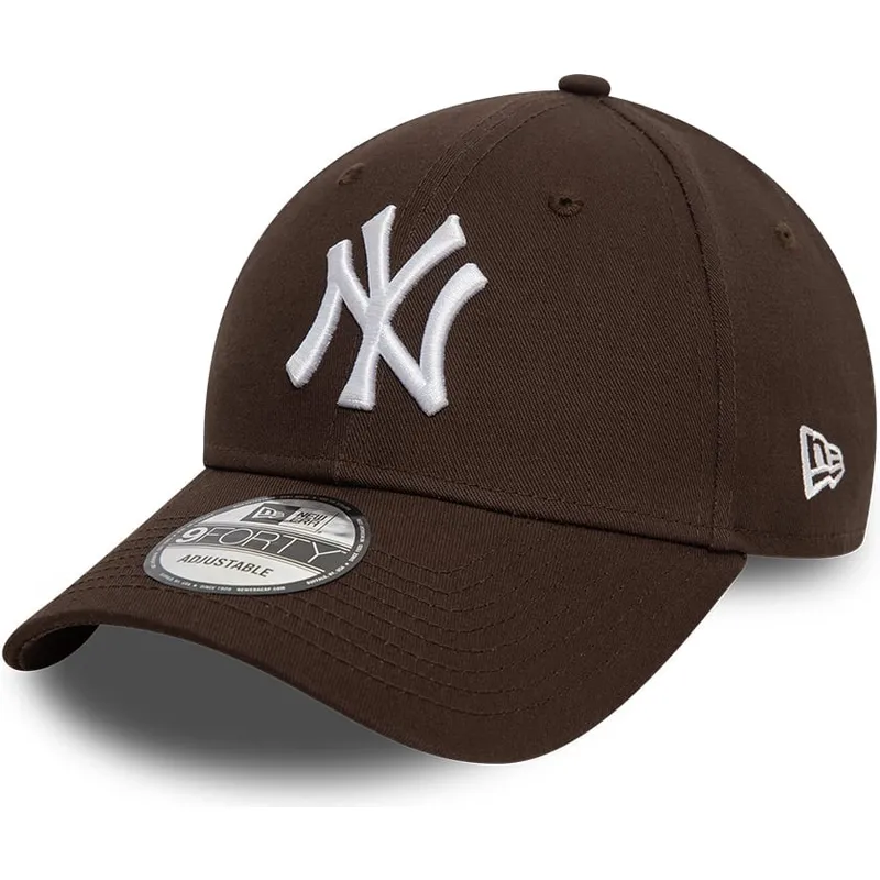 cap-islenkta-brown-adjustable-strap-9forty-league-essential-new-york-yankees-mlb-new-era