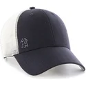 kepure-islenkta-tamsiai-melyna-snapback-new-york-yankees-mlb-47-brand