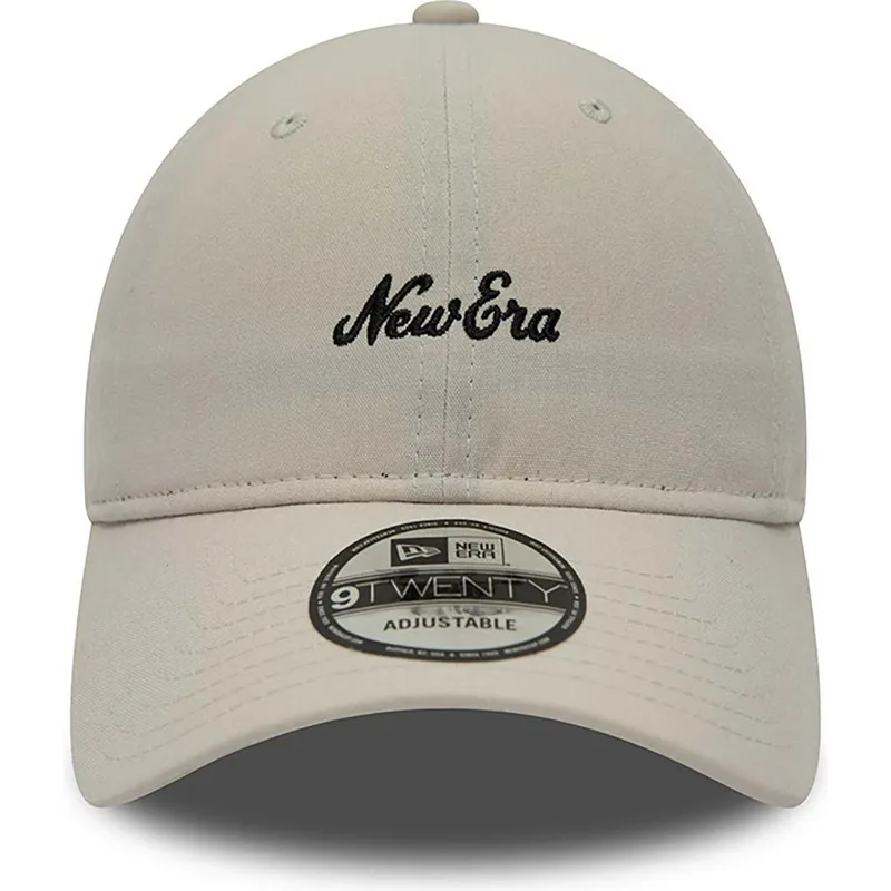 bezowa-czapka-z-zakrzywionym-daszkiem-regulowana-9twenty-repreve-heritage-script-od-new-era