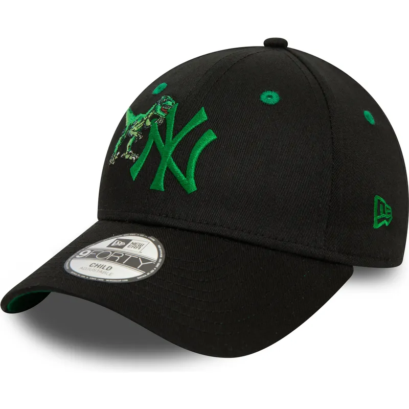 kepure-islenkta-juoda-reguliuojamas-vaikams-9forty-graphic-new-york-yankees-mlb-new-era