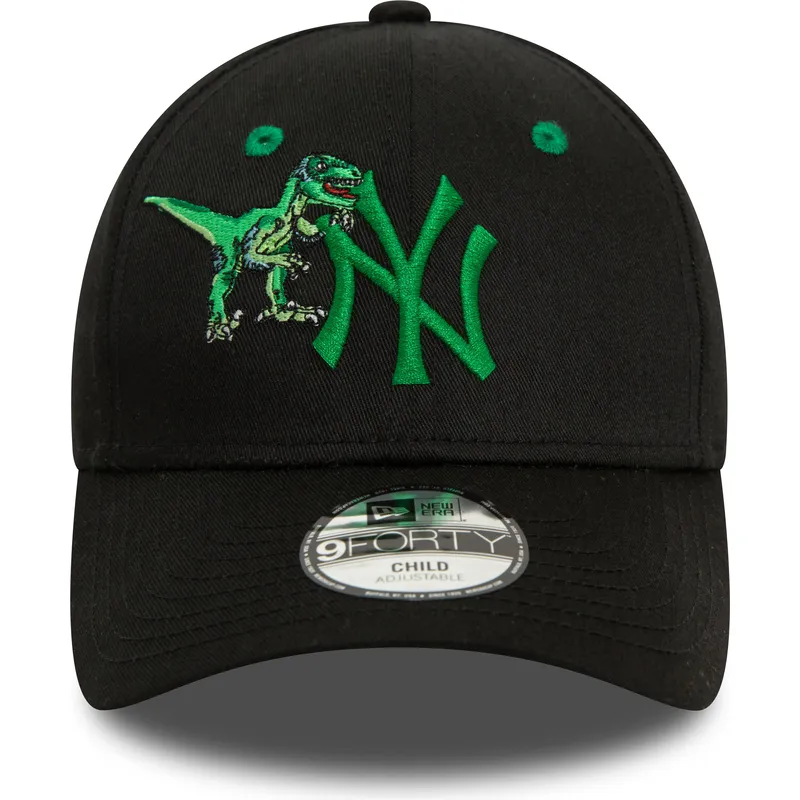 kepure-islenkta-juoda-reguliuojamas-vaikams-9forty-graphic-new-york-yankees-mlb-new-era