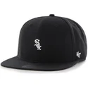 kepure-plokscia-juoda-snapback-chicago-white-sox-mlb-47-brand
