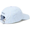 kepure-islenkta-melyna-reguliuojamas-cotton-seersucker-polo-ralph-lauren