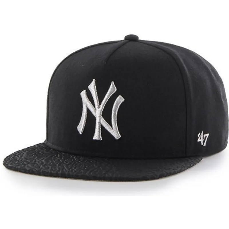 kepure-plokscia-juoda-snapback-new-york-yankees-mlb-47-brand kepure-plokscia-juoda-snapback-new-york-yankees-mlb-47-brand