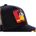 kepure-islenkta-juoda-snapback-vaikams-kiddaf1-daffy-duck-looney-tunes-capslab