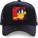 kepure-islenkta-juoda-snapback-vaikams-kiddaf1-daffy-duck-looney-tunes-capslab