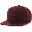 kepure-plokscia-raudona-snapback-new-york-yankees-mlb-47-brand