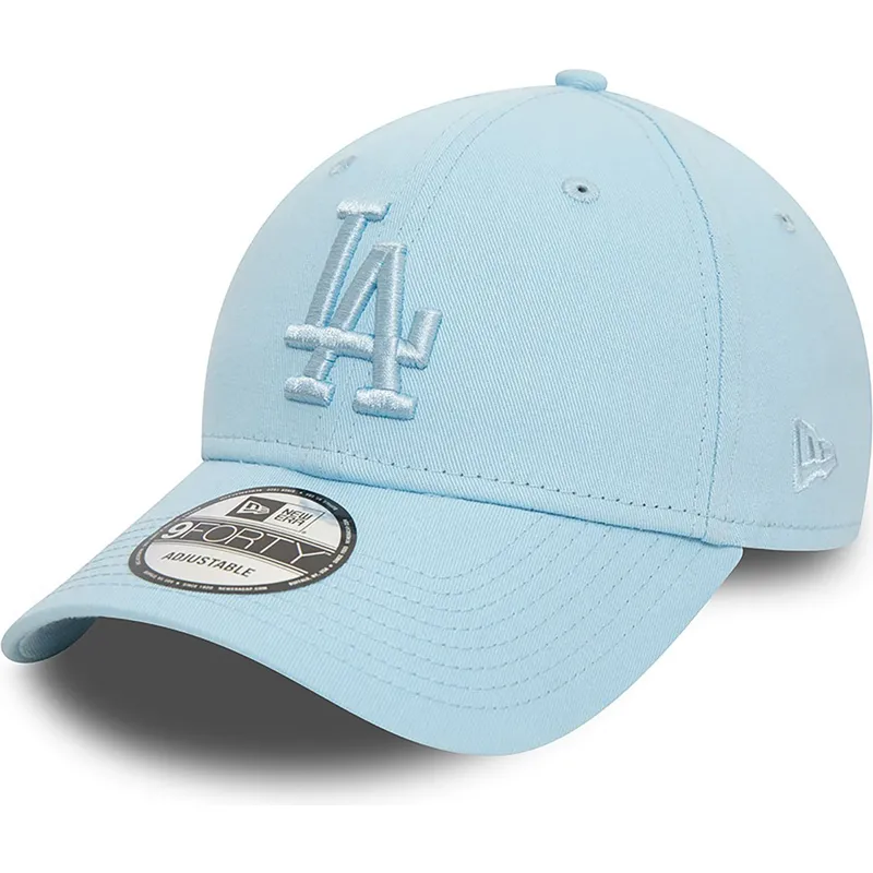 kepure-islenkta-melyna-reguliuojamas-9forty-league-essential-los-angeles-dodgers-mlb-new-era