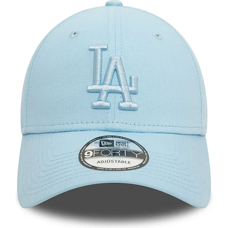 kepure-islenkta-melyna-reguliuojamas-9forty-league-essential-los-angeles-dodgers-mlb-new-era