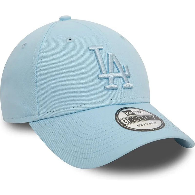 kepure-islenkta-melyna-reguliuojamas-9forty-league-essential-los-angeles-dodgers-mlb-new-era