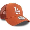kepure-islenkta-ruda-snapback-a-frame-league-essential-los-angeles-dodgers-mlb-new-era