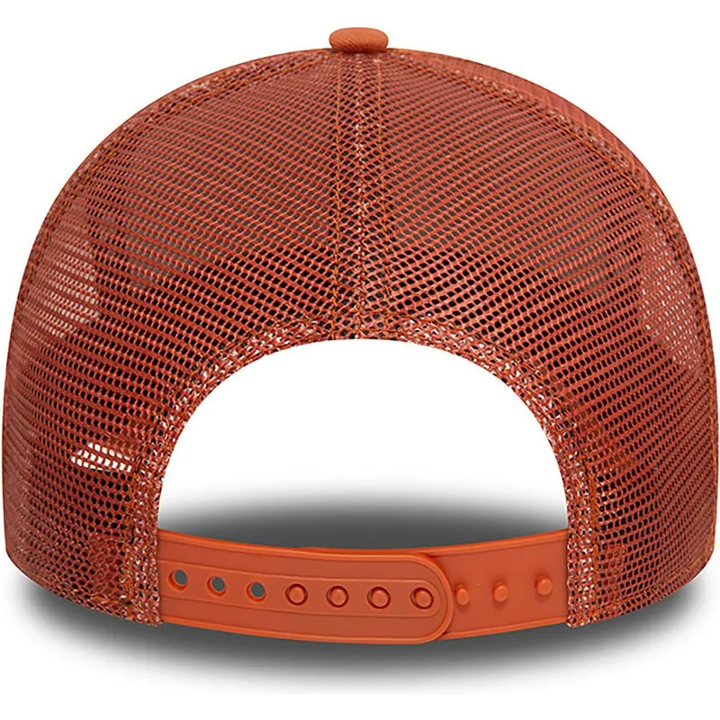 czapka-trucker-brazowa-a-frame-league-essential-los-angeles-dodgers-mlb-new-era