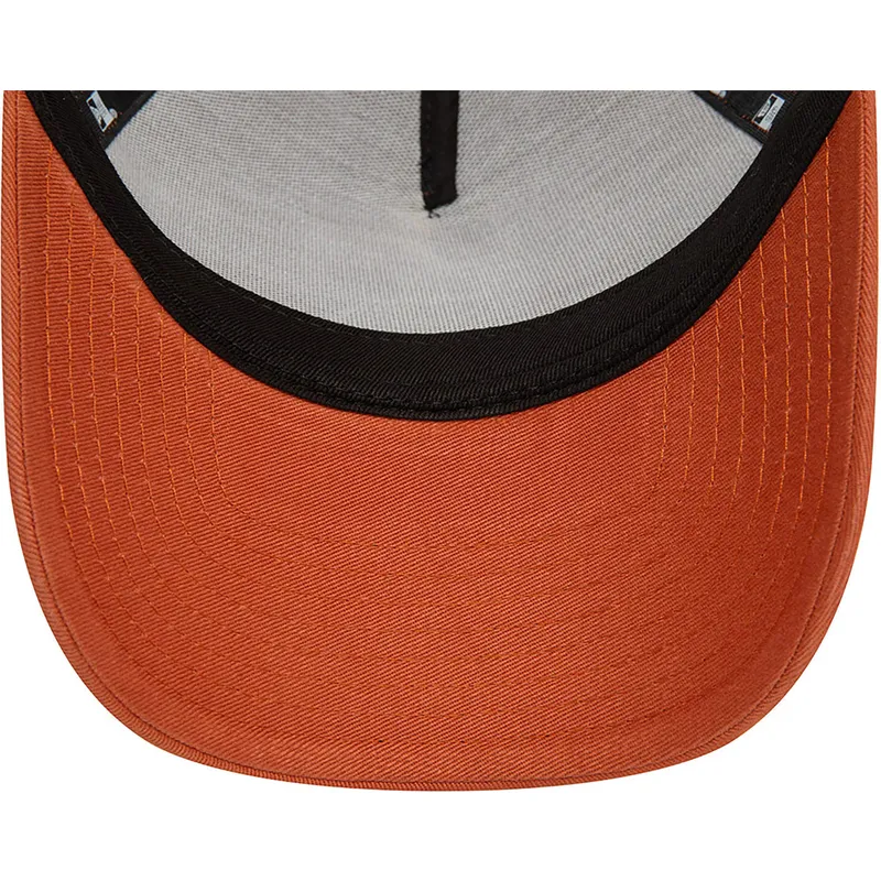 kepure-islenkta-ruda-snapback-a-frame-league-essential-los-angeles-dodgers-mlb-new-era