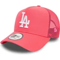rozowa-czapka-trucker-a-frame-league-essential-los-angeles-dodgers-mlb-od-new-era