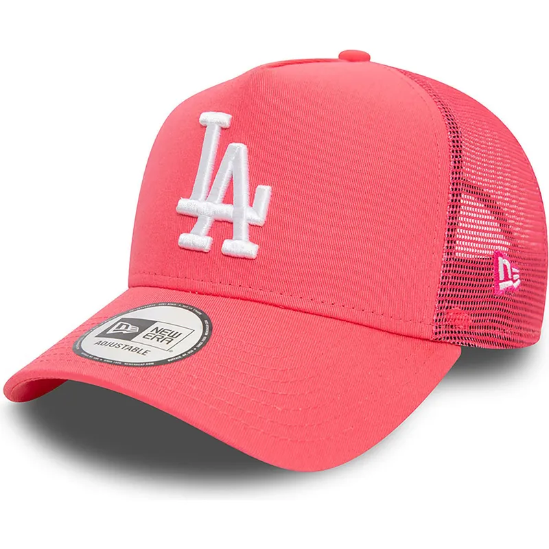 kepure-islenkta-rozine-snapback-a-frame-league-essential-los-angeles-dodgers-mlb-new-era