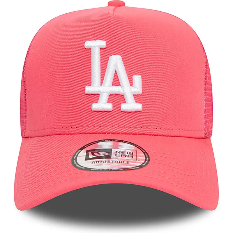 kepure-islenkta-rozine-snapback-a-frame-league-essential-los-angeles-dodgers-mlb-new-era
